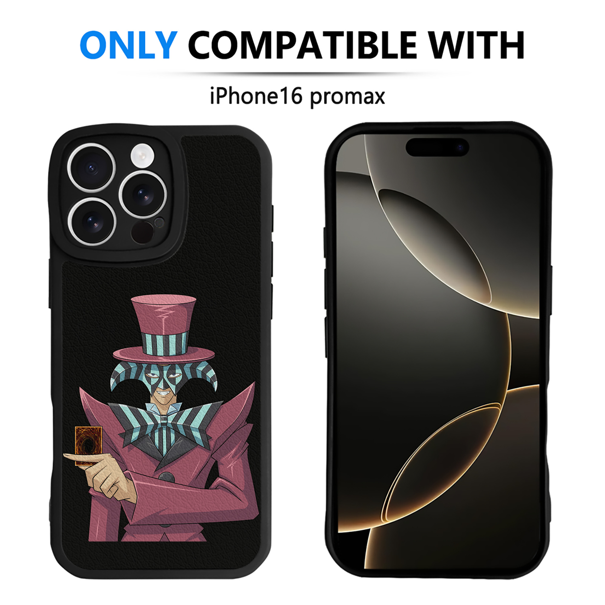 遊☆戯☆王 Yu-Gi-Oh! 【iPhone 16シリーズ対応】シリコンスマホケース（レザー調） 材質：シリコン